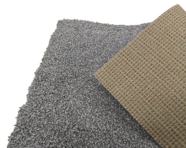 Tapibel, Metrážový koberec Supersoft 840 sv. šedý, na míru, šíře 4m, šedá, ab (mřížka), kancelář
