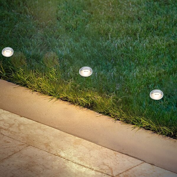 BRI 3923034 CONNECT TO SHINE prodlužovací sada Teak 3ks LED zapuštěných svítidel do země, IP65 - BRILONER