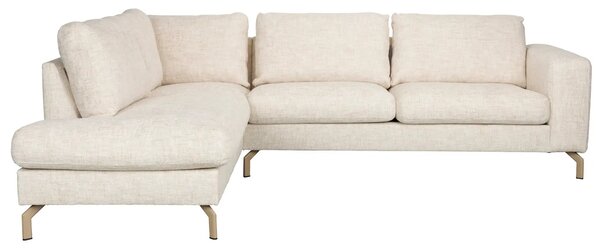 Housecraft Living Béžová rohová pohovka Glen 262 cm, levá