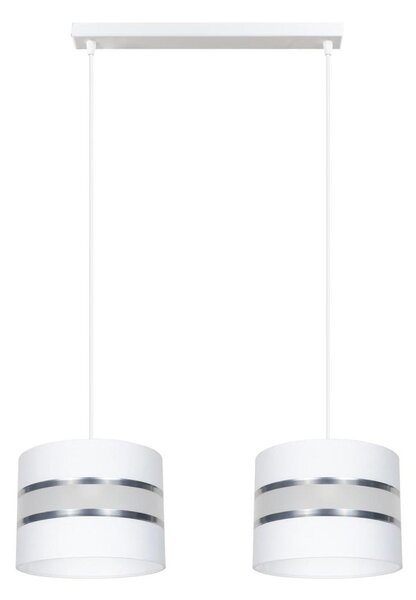 Lustr na lanku CORAL 2xE27/60W/230V bílá