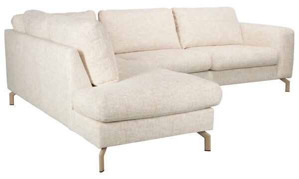 Housecraft Living Béžová rohová pohovka Glen 262 cm, levá