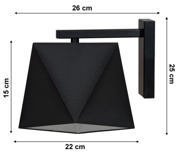 Nástěnné svítidlo DIAMENT 1xE27/60W/230V