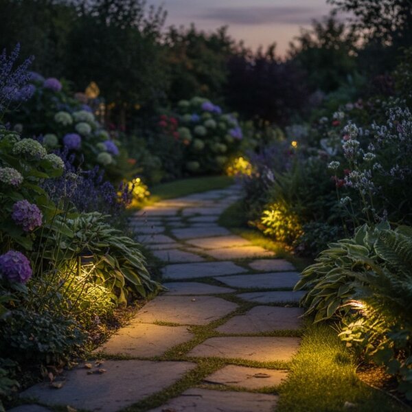 BRI 3928035 CONNECT TO SHINE prodlužovací sada Iris sada 3ks LED zahradních bodových svítidel, IP65 - BRILONER