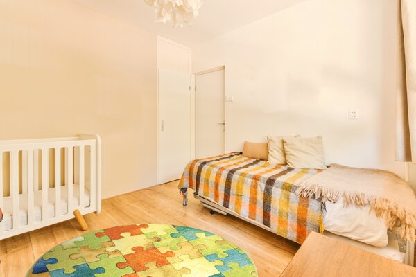 Kobercový ráj Kulatý dětský koberec Puzzle multicolor vícebarevný Rozměr: průměr 80 cm