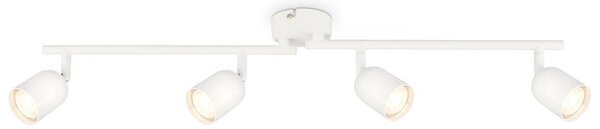 BRILO 2145046 Bodové svítidlo Spot, 70,5 cm, 4x GU10, max. 9W, bílé - BRILO