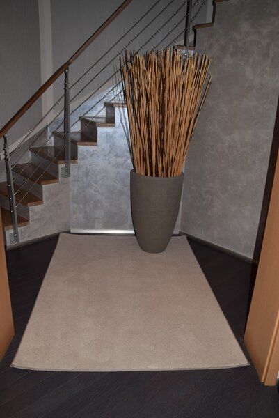 Tapibel, Kusový koberec Supersoft s bordurou 250 béžový, 80x150, béžová, ložnice
