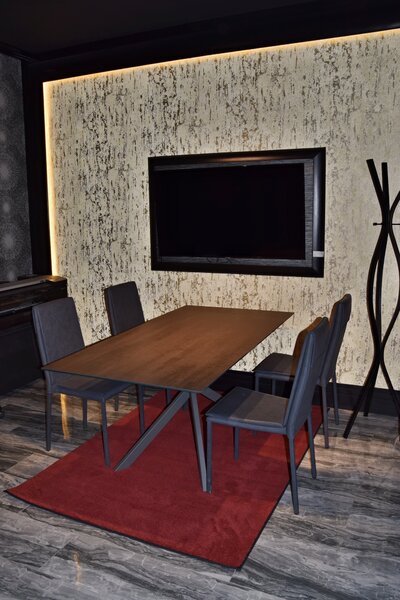 Tapibel, Kusový koberec Supersoft s bordurou 110 červený, 200x290, červená, ložnice