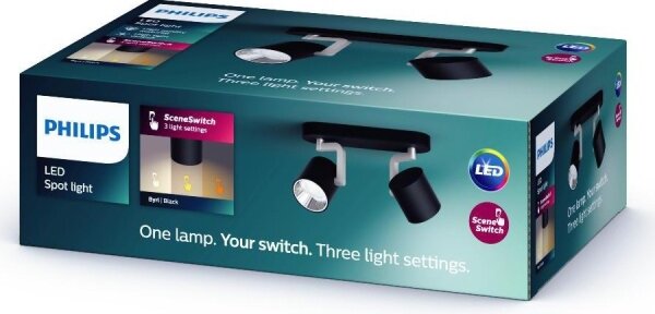 Philips 50672/30/P0 - LED Stmívatelné bodové svítidlo BYRL 2xLED/4.5W/230V