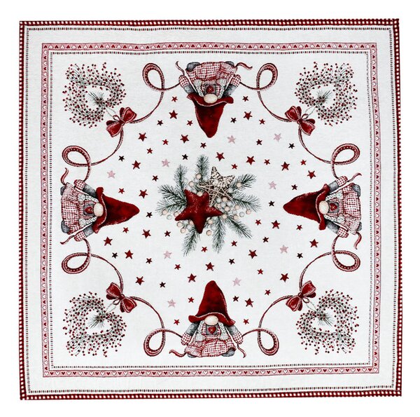 Vánoční žinylkový ubrus Hvězdný skřítek 90x90 cm Chenille IT036 Barva Vícebarevná Rozměry 90x90 cm