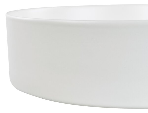 Umyvadlo na desku TEBAR Krémově bílá ⌀ 40 cm Keramika