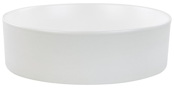 Umyvadlo na desku TEBAR Krémově bílá ⌀ 40 cm Keramika