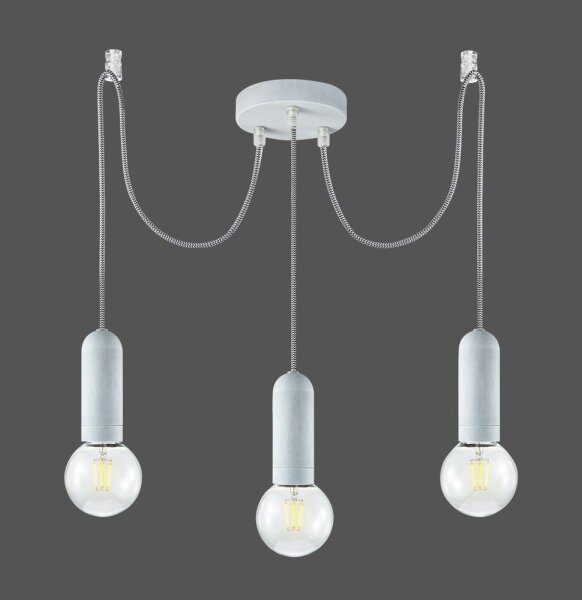 Leuchten Direkt 14776-22 - Lustr na lanku TURN ME 3xE27/60W/230V pavouk