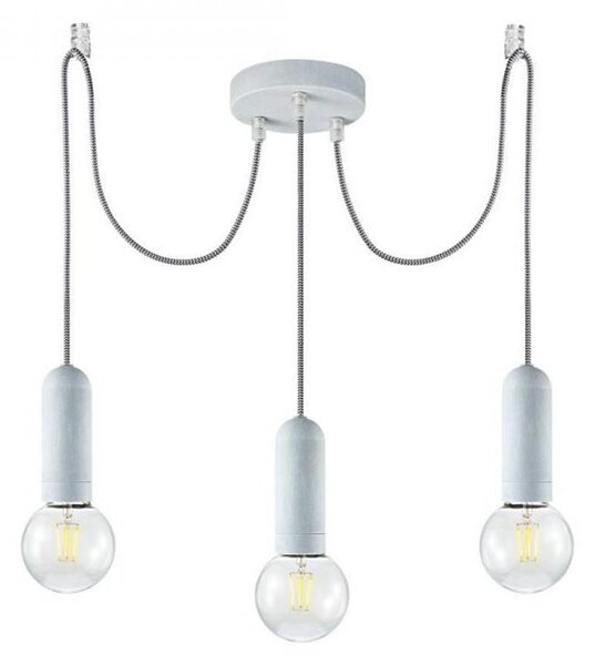 Leuchten Direkt 14776-22 - Lustr na lanku TURN ME 3xE27/60W/230V pavouk