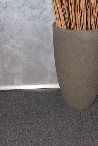 Tapibel, Kusový koberec Supersoft s bordurou 850 tm. šedý, 60x100, šedá, ložnice