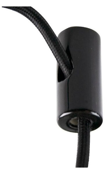 Elhard Držák na kabel nástěnný Retro Keramik, 20x45mm, černý KP1002B