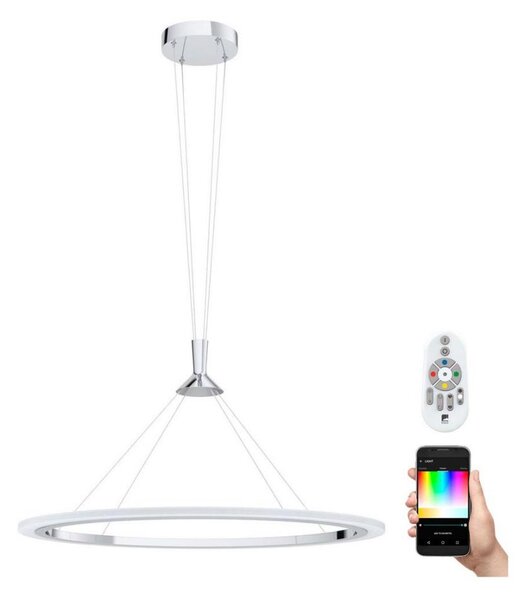 Eglo 98427 - LED RGB Stmívatelný lustr na lanku HORNITOS-C LED/37W/230V + DO
