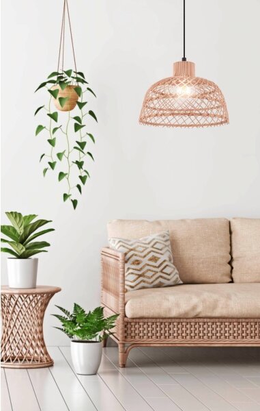 Eglo 43285 - Lustr na lanku AUSNBY 1xE27/40W/230V