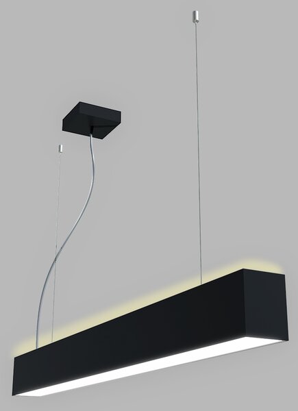 Led2 Lineární závěsné LED svítidlo LINO II 90 cm Barva: Černá, Stmívání, řízení: ON/OFF (bez stmívání), Vyzařování světla: dolů