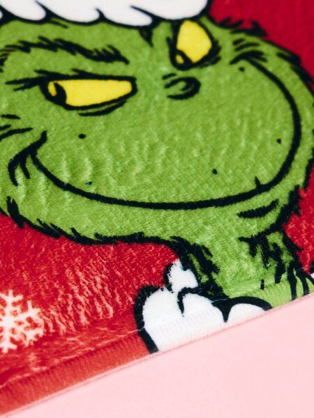 Sinsay - Vánoční koupelnová předložka Grinch - červená