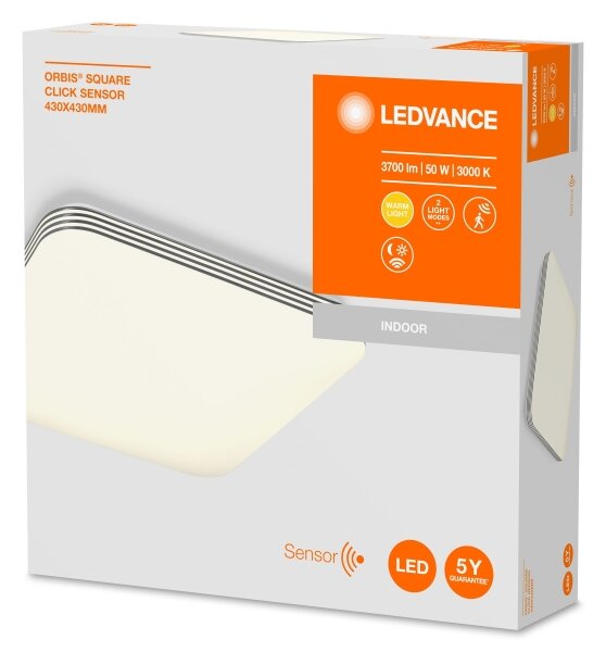 Ledvance - LED Stropní svítidlo se senzorem ORBIS LED/50W/230V 3000K