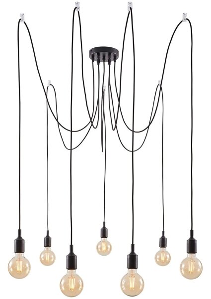 Paulmann 50390 - Lustr na lanku NEORDIC 7xE27/20W/230V pavouk