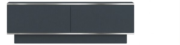 TV stolek ALVIN 135 cm, antracit/stříbrná