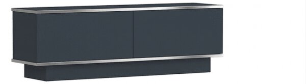 TV stolek ALVIN 135 cm, antracit/stříbrná