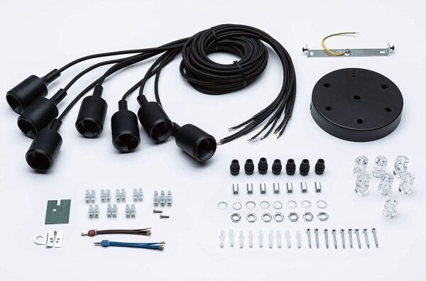 Paulmann 50390 - Lustr na lanku NEORDIC 7xE27/20W/230V pavouk