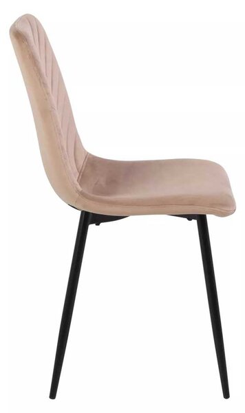 Jídelní židle Freville Velvet, béžová