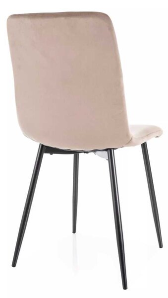 Jídelní židle Freville Velvet, béžová