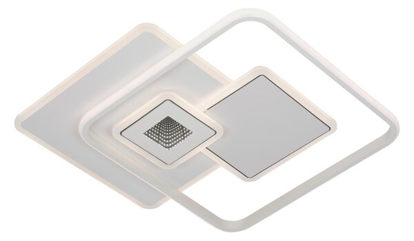 STROPNÍ LED SVÍTIDLO, 50,3/50,3/6 cm Novel - Stropní svítidla