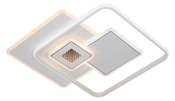 STROPNÍ LED SVÍTIDLO, 50,3/50,3/6 cm Novel - Stropní svítidla