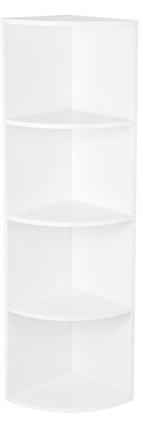 ROHOVÝ REGÁL, bílá, 30/129,5/30 cm Boxxx - Online Only regály & police, Online Only