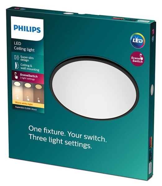 Philips - LED Stmívatelné stropní svítidlo SCENE SWITCH LED/18W/230V