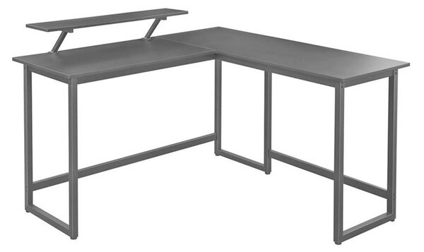 ROHOVÝ PSACÍ STŮL, černá, 140/130/92,2 cm Boxxx - Online Only psací stoly, Online Only