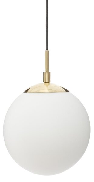 Kulaté závěsné svítidlo v bílé barvě DRIS, O 20 cm