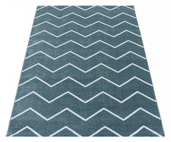Ayyildiz, Kusový koberec Rio 4602 blue, 80x250, modrá, kancelář