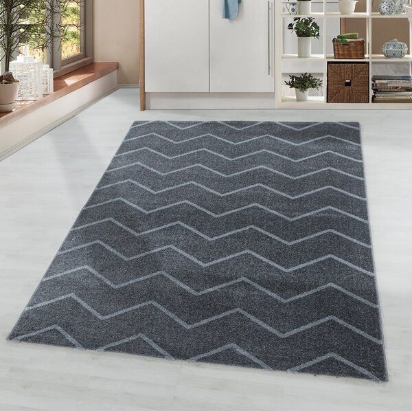 Ayyildiz, Kusový koberec Rio 4602 grey, 80x250, šedá, kancelář