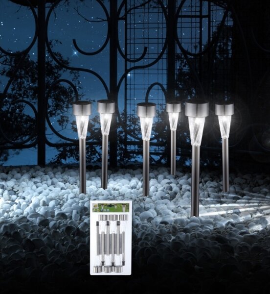 Globo 3386-6 - SADA 6x LED Solární lampa LED/1,2V IP44