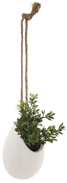 Umělá rostlina v dekorativním květináči, 13 cm