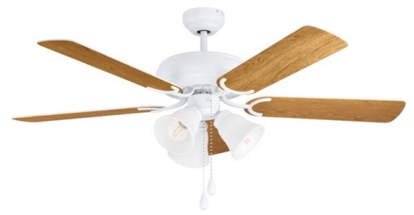 Eglo 35076 - Stropní ventilátor LAS PALMAS 3xE27/40W/230V bílá