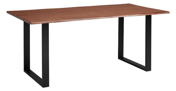 JÍDELNÍ STŮL, akácie, černá, barvy vlašských ořechů, 180/90/76 cm P & B - Online Only jídelní stoly, Online Only
