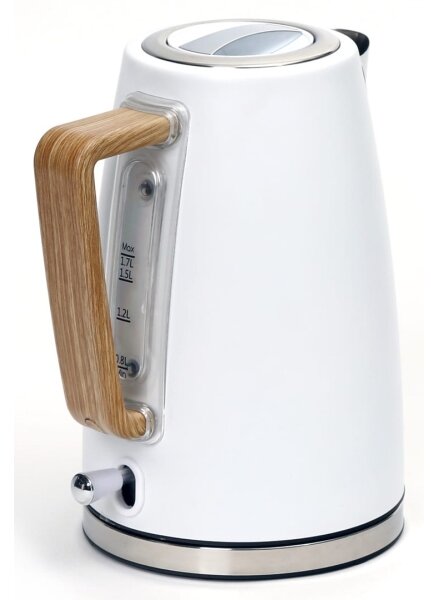 Rychlovarná konvice 1,7 l 2400W/230V nerez/bílá