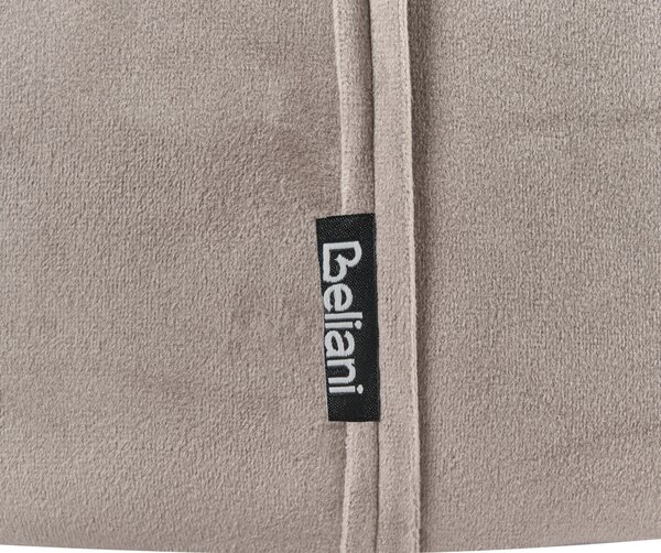 Puf SEDONA Umělý samet Taupe