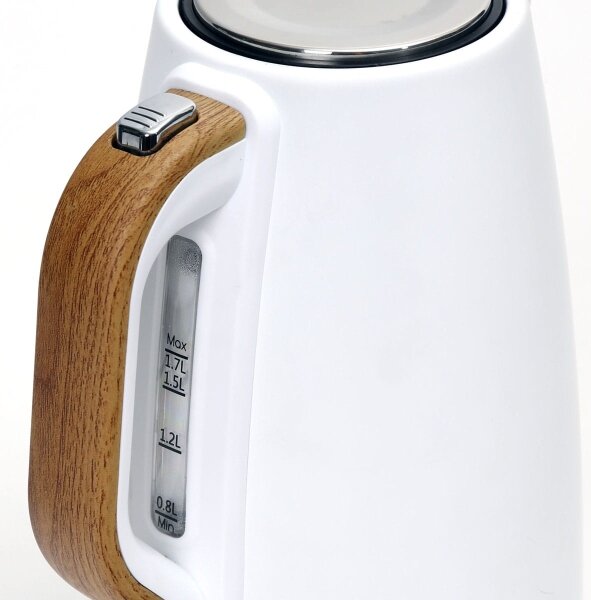 Rychlovarná konvice 1,7 l 2400W/230V nerez/bílá