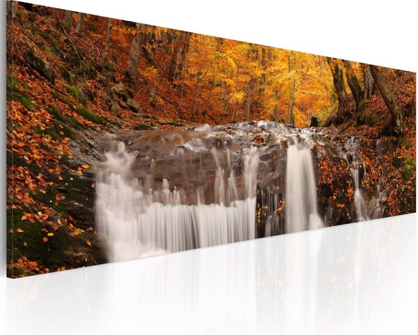 Obraz Podzim a vodopád