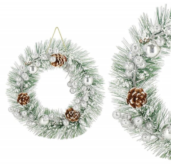 Adventní věnec diamantový 24 cm
