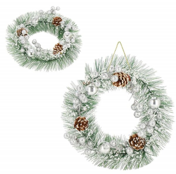 Adventní věnec diamantový 24 cm