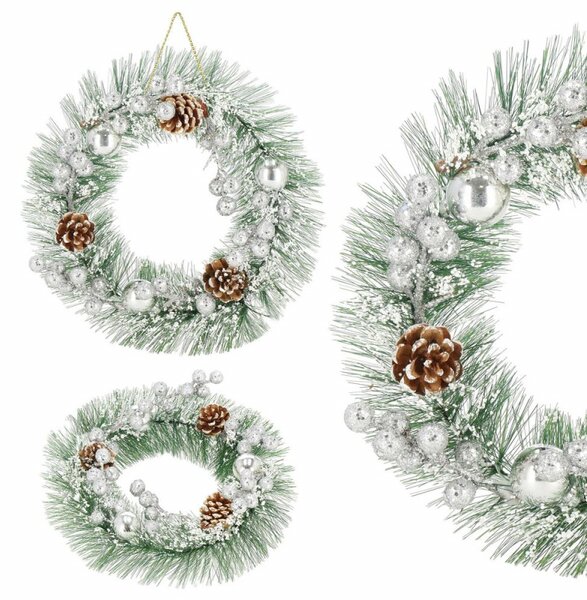 Adventní věnec diamantový 24 cm