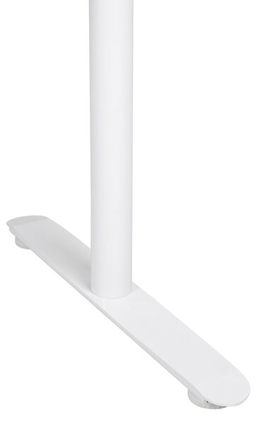 Elektricky výškově nastavitelný pracovní stůl DESTINAS Světle hnědá/Bílá 160 cm 72 cm